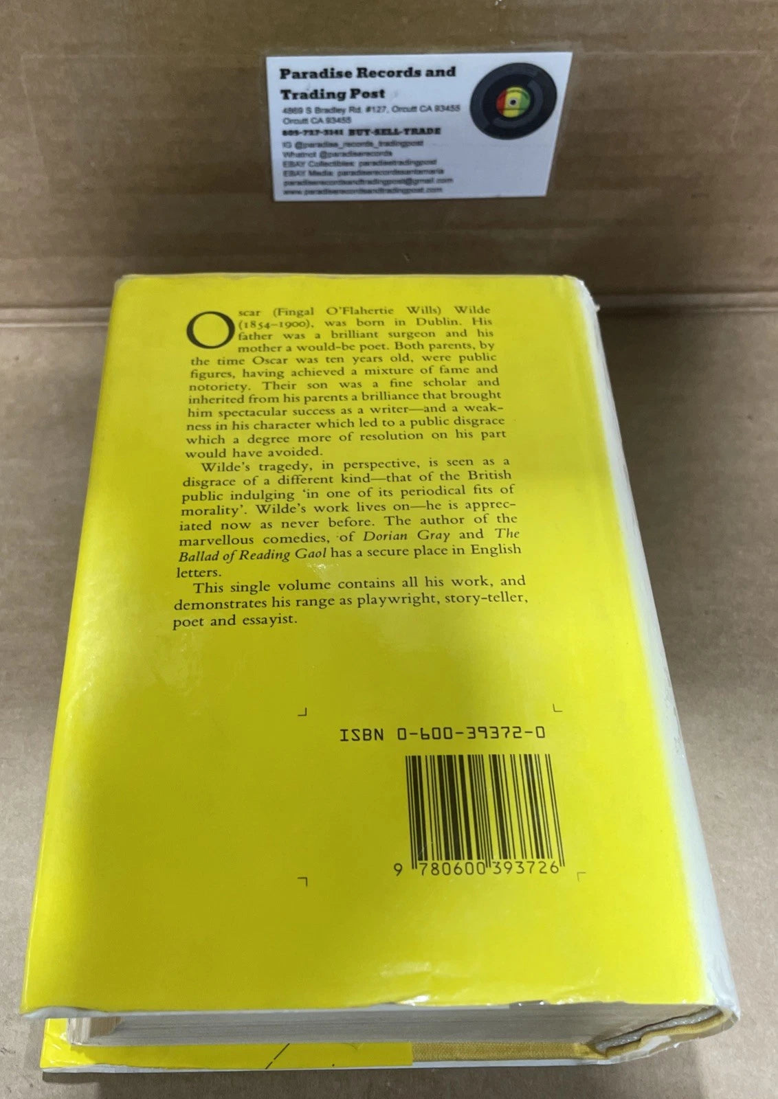 Complete Works of Oscar Wilde Hardcover
