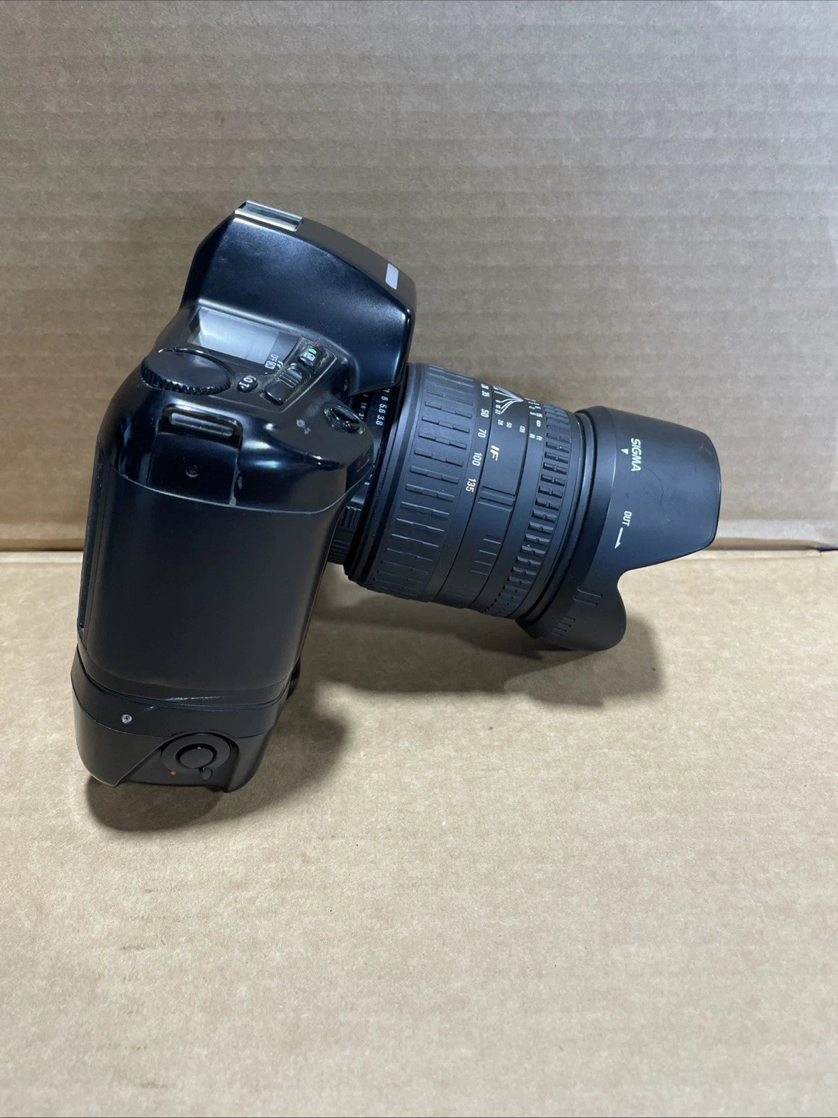 Nikon N90s 35mm SLR Film Camera Black Body Only W Sigma 28-135 mmD Lens