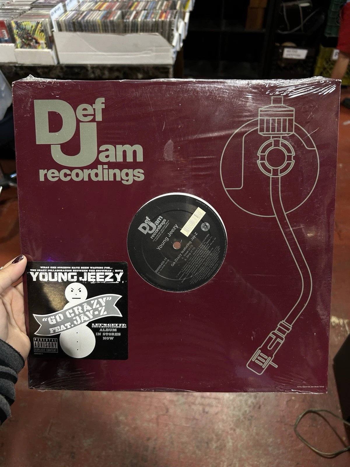 Young Jeezy "Go Crazy" Feat Jay Z 12'' Vinyl Single Def Jam 2005 New Sealed