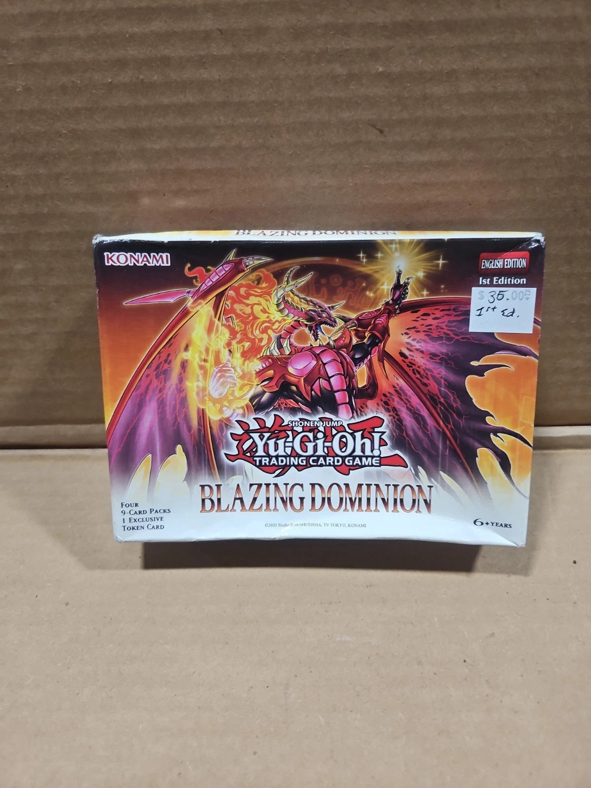 Yu-Gi-Oh! Blazing Dominion Box English 1st Edition Factory Sealed