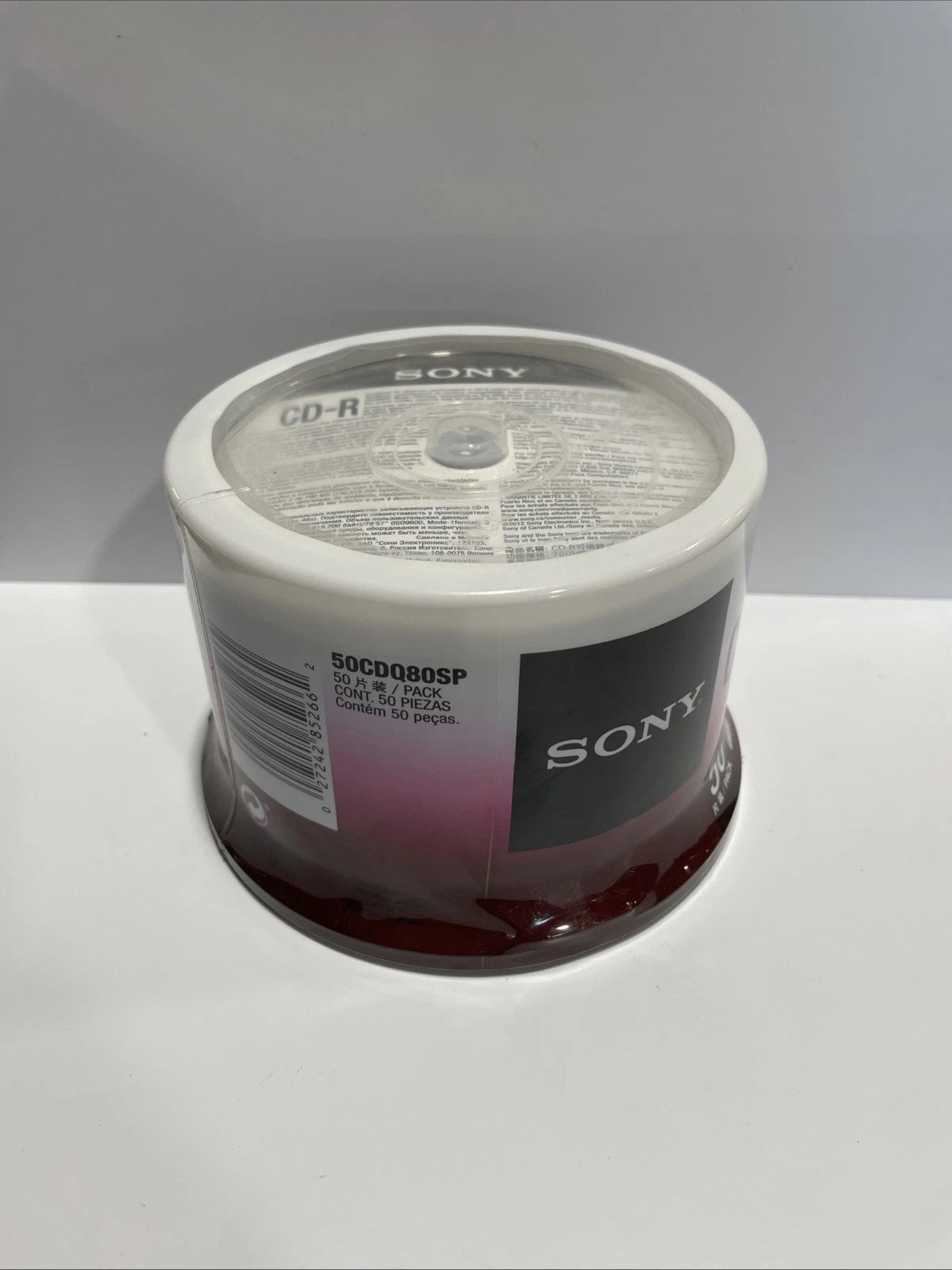Sony CD-R 50 Disc Pack 700 MB 48x Speed Optical Media Sealed
