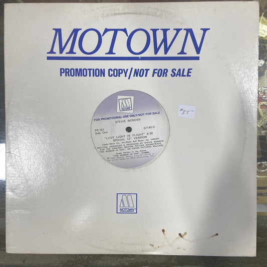 Stevie Wonder – Love Light In Flight 12" Single PROMO 1984 Funk Soul Pop