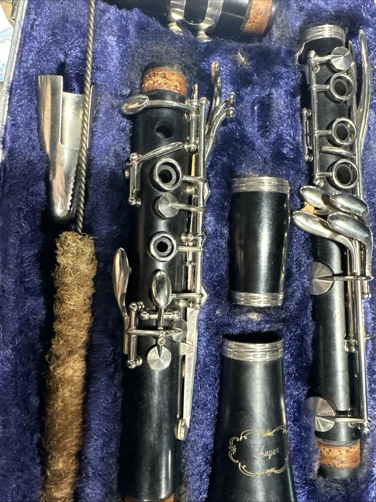 Vintage Meyer Wooden Bb Clarinet with Case