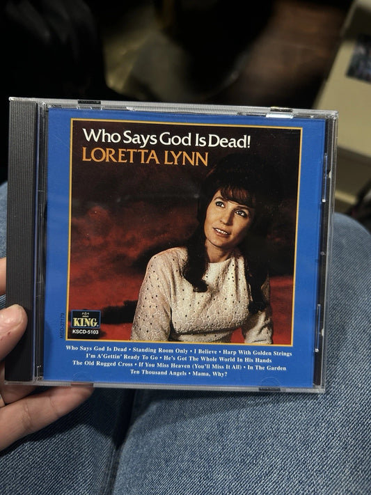 LORETTA LYNN - Who Says God Is Dead - CD - **BRAND NEW/STILL SEALED** - RARE