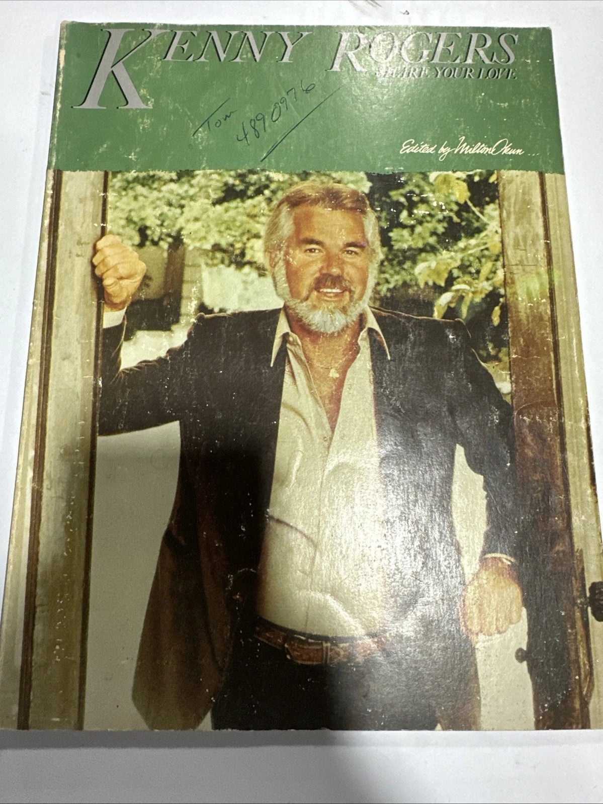 Vintage Rock Sheet Music (6) Jimmy Buffet, Willie Nelson