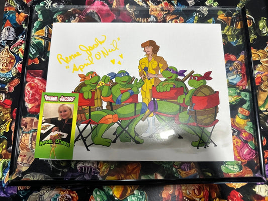 Teenage Mutant Ninja Turtles 8X10 Photo Poster Renae Jacob’s Signed EPIC cert