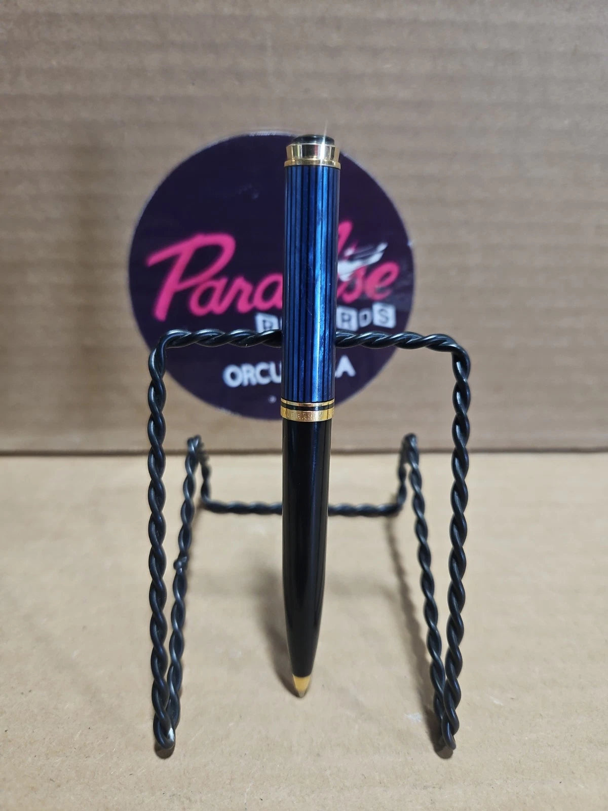 Pelikan K600 Ballpoint Pen Black & Blue Rare Souveraen