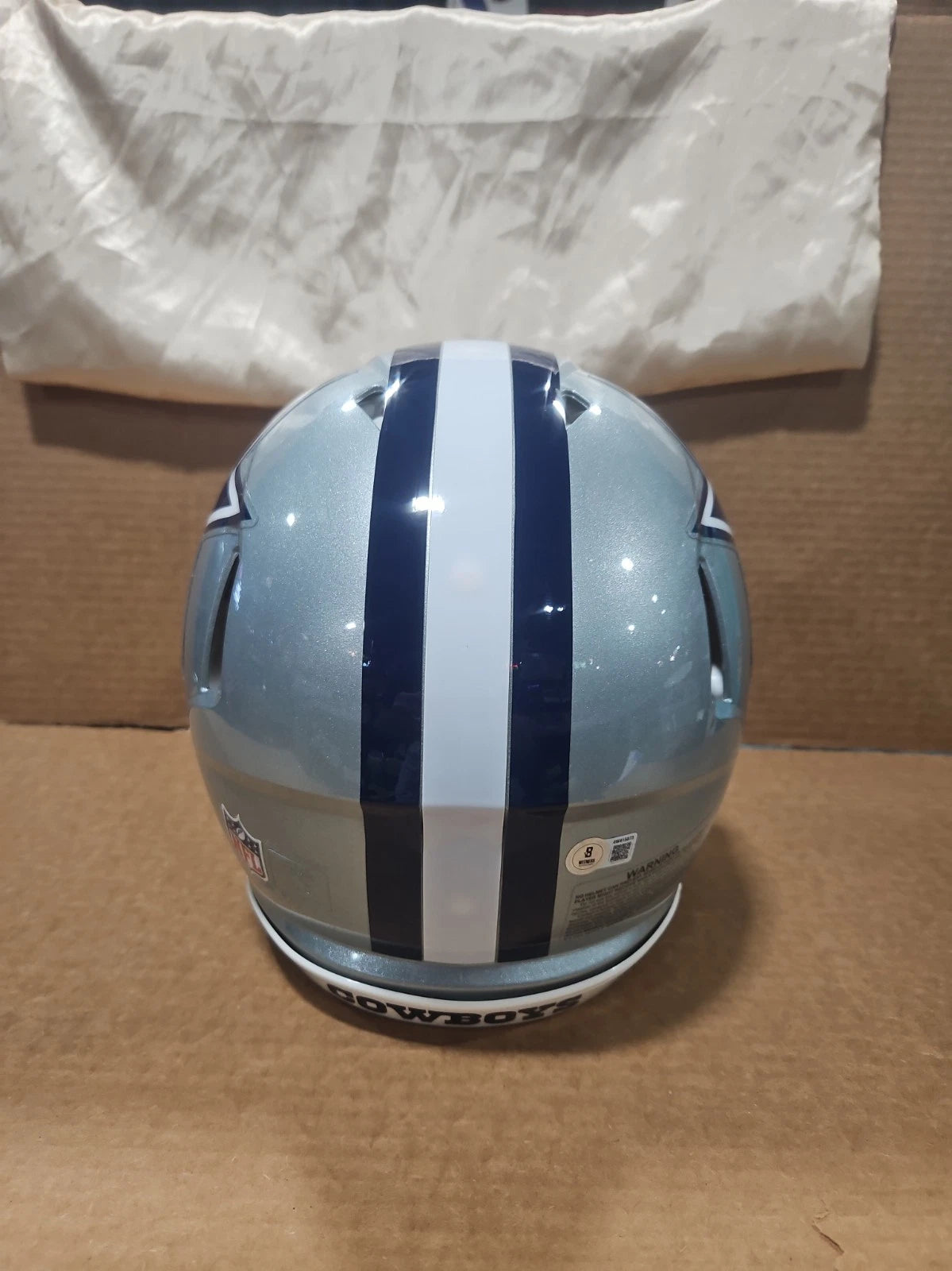 Dez Bryant Beckett Authentication Certification Verification Signed Helmet