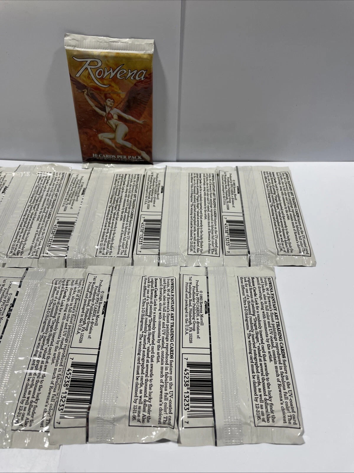Rowena Fantasy Art Trading Card Packs Factory Sealed Lot Of 10