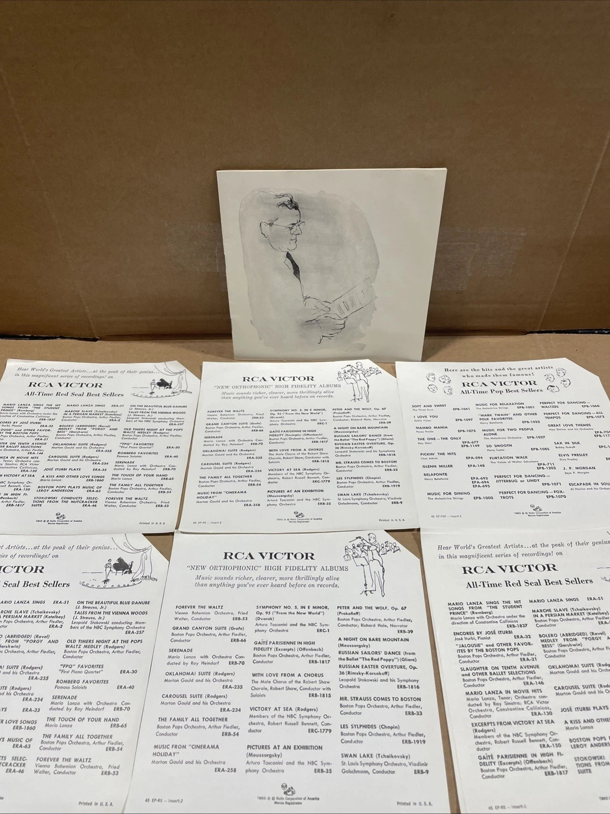 Glenn Miller and His Orchestra BX Set 10 45 Record - Rare Limited Edition Vol 1