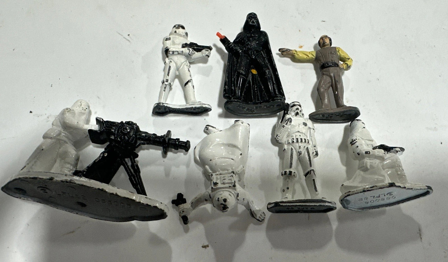 STAR WARS Lot Of 11 1982 KENNER MICRO COLLECTION HOTH Die Cast Figures