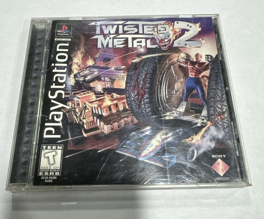 Twisted Metal 2 Sony PlayStation PS1 W Manual Untested