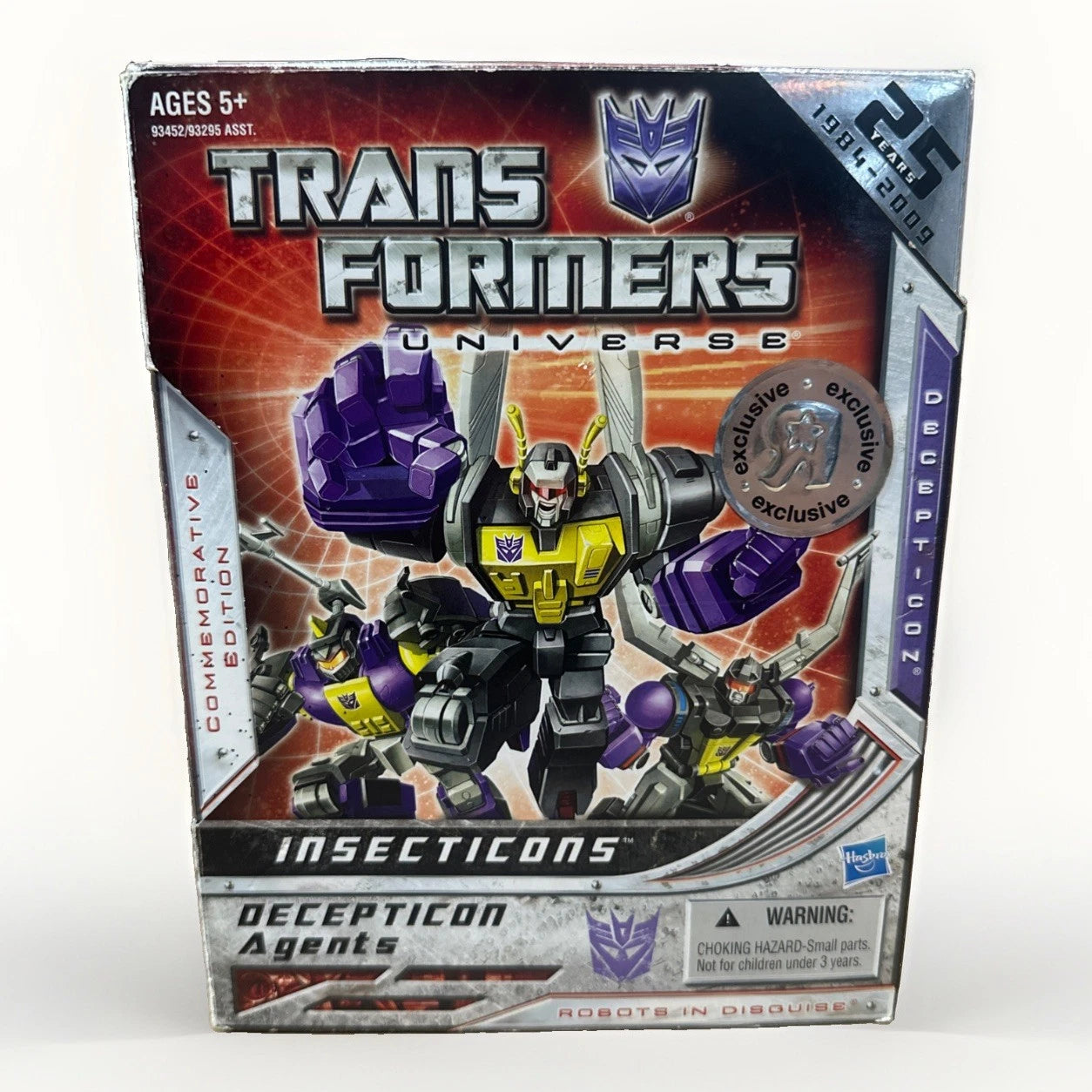 Transformers G1 Universe Commemorative Insecticons 3-Pack Reissue MIB Complete