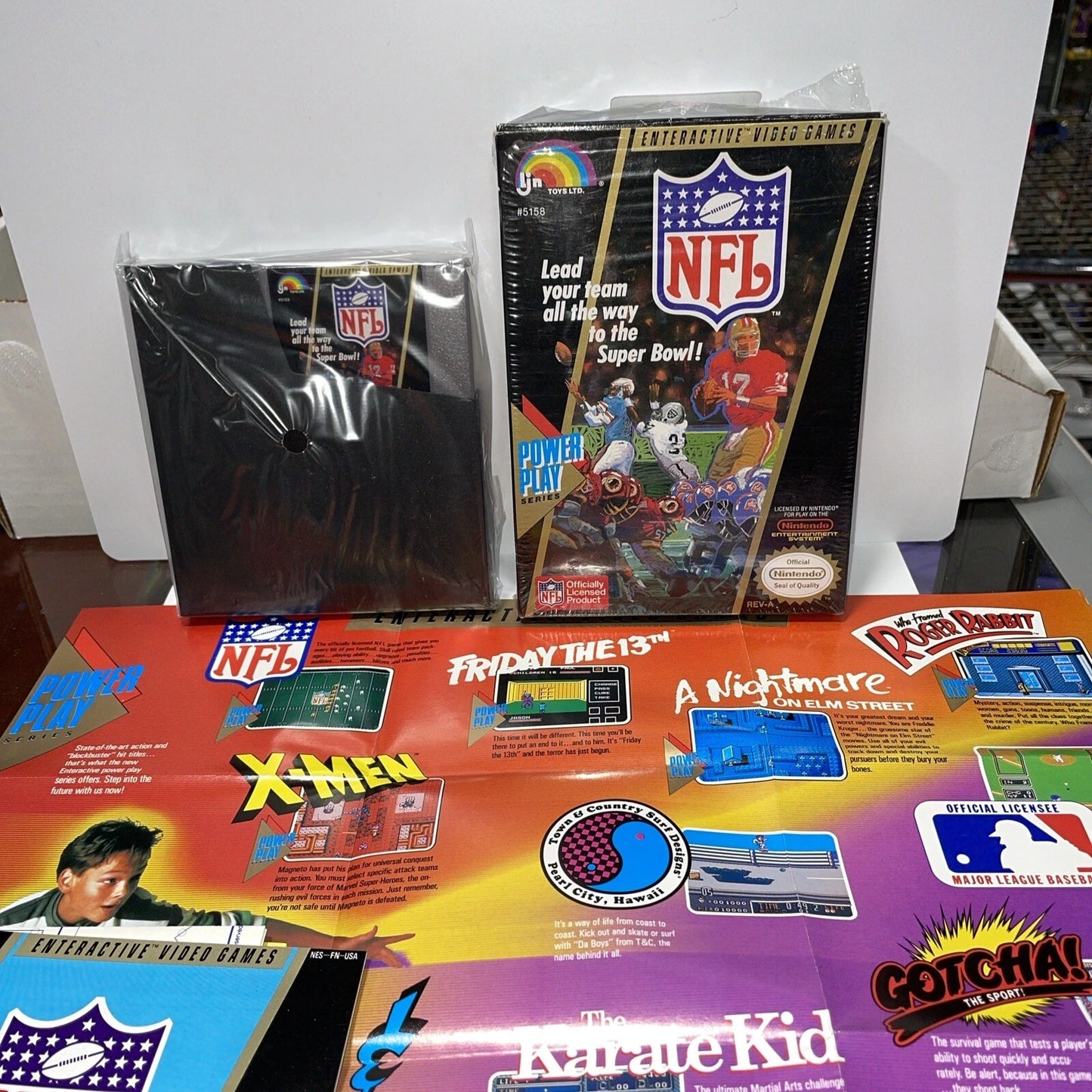 NFL Football (Nintendo Entertainment System, 1989) NES CIB MINT RARE VINTAGE