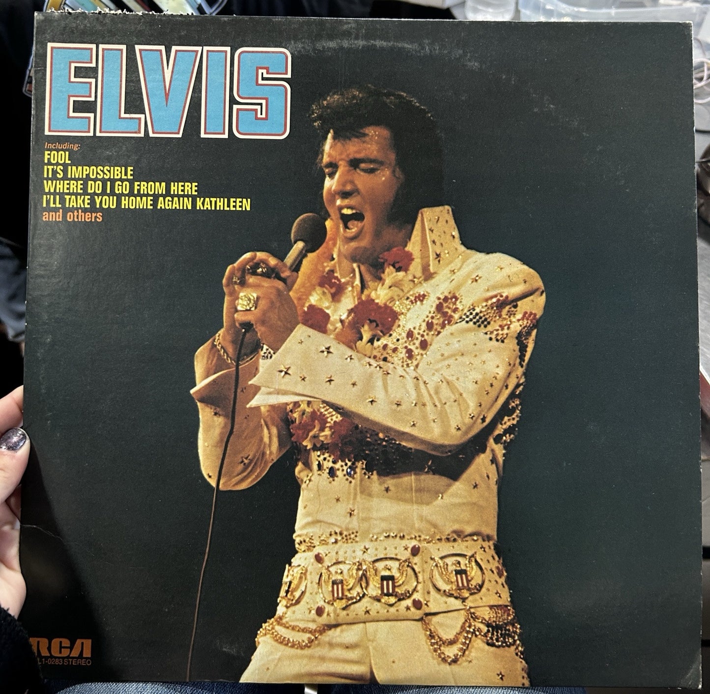 1973 Elvis Presley "ELVIS" INCLUDING Fool and 9 more Songs - APL1-0283 LP "MINT"