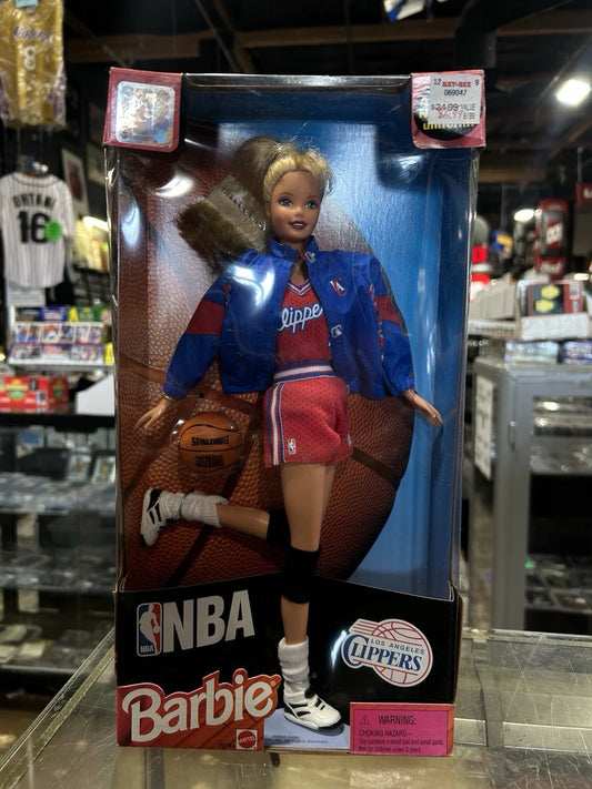 Unopened Mattel 1998 LA Clippers Barbie Authentic NBA Team Uniform Licensed