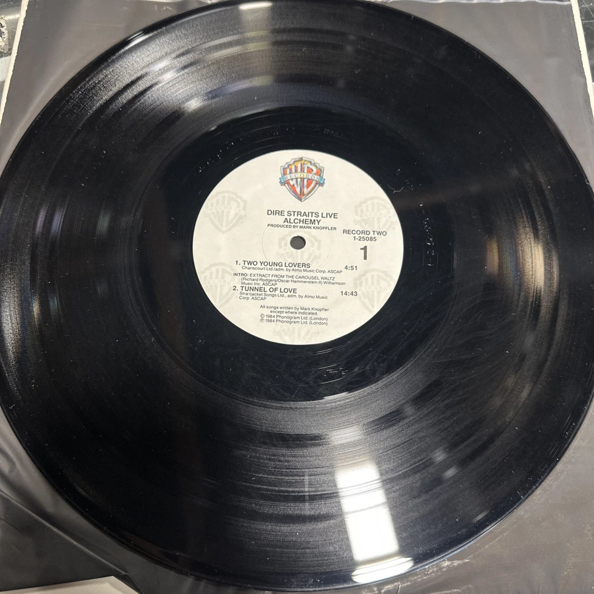 Dire Straits Alchemy Live 1984 Quiex II Limited Edition Virgin Black Vinyl promo