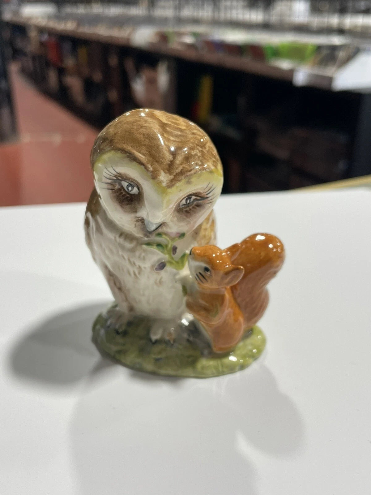 Beatrix Potter OLD MR. BROWN OWL SQUIRREL Warne Beswick England 1963