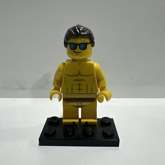 LEGO Legs Thongs Underpants Gold Bikini Beach Guy