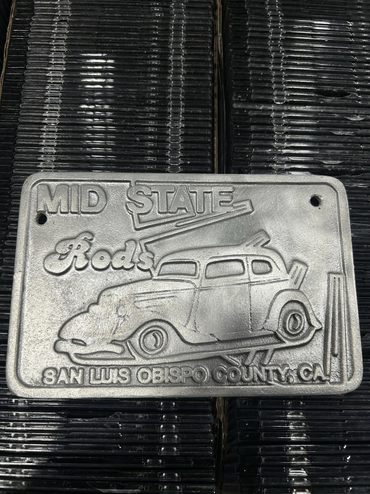 Mod State Rods San Luis Obispo County, Ca Car Club Plaque