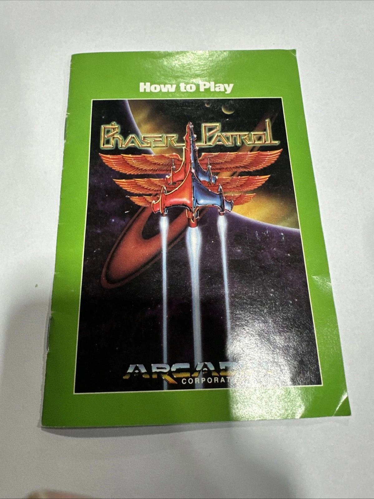 Phaser Patrol (Atari 2600, 1982) Cassette Game and Adaptor Vintage