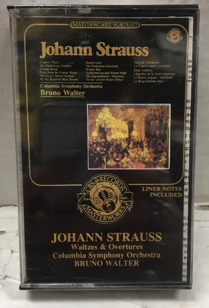 Johann Strauss Waltzes & Overtures Sealed Cassette