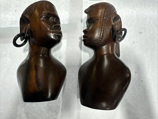 African Figures of African Tribal Art, hand carved