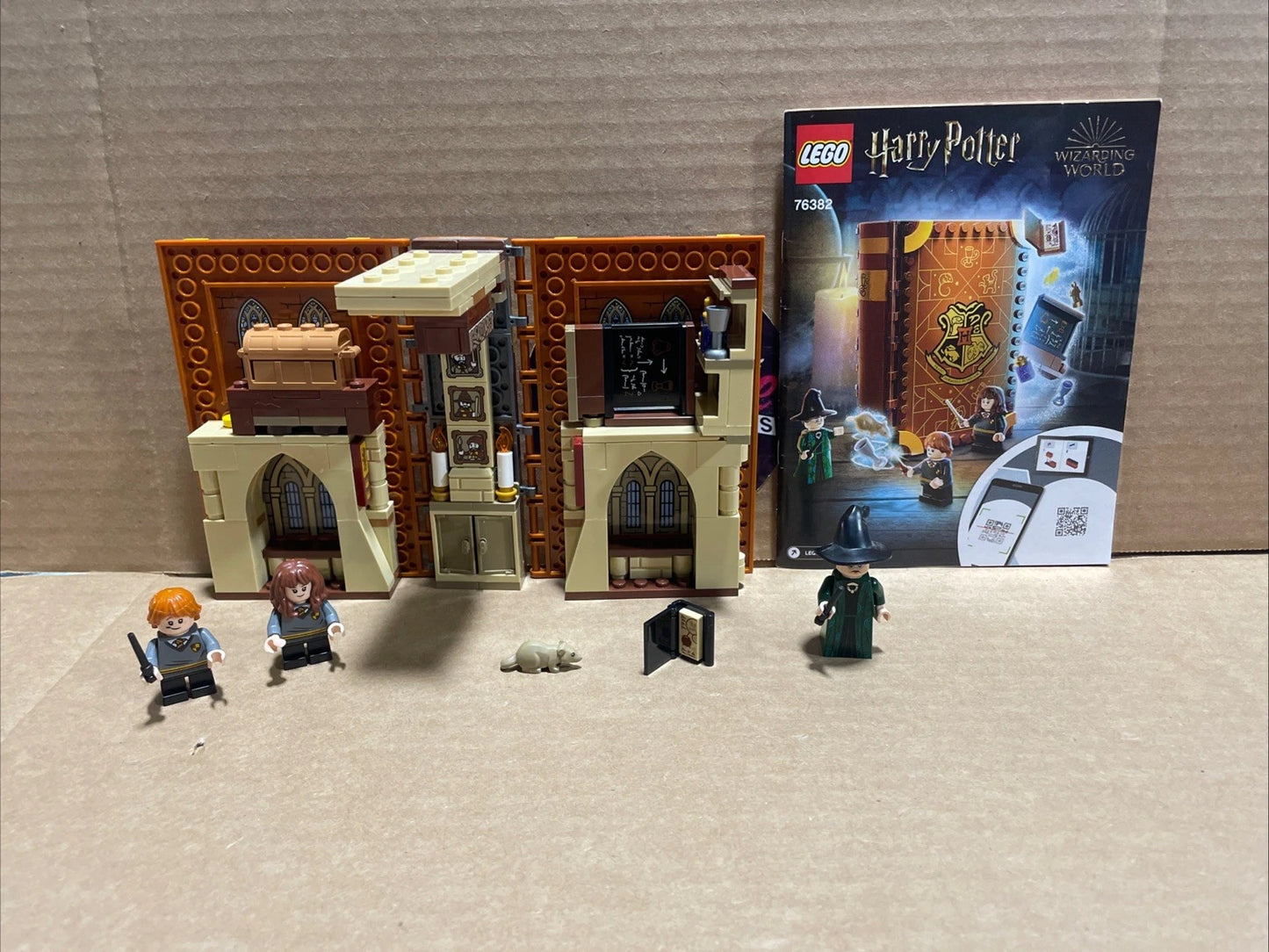 LEGO Harry Potter 76382 Hogwarts Moment Transfiguration Class No Box Complete