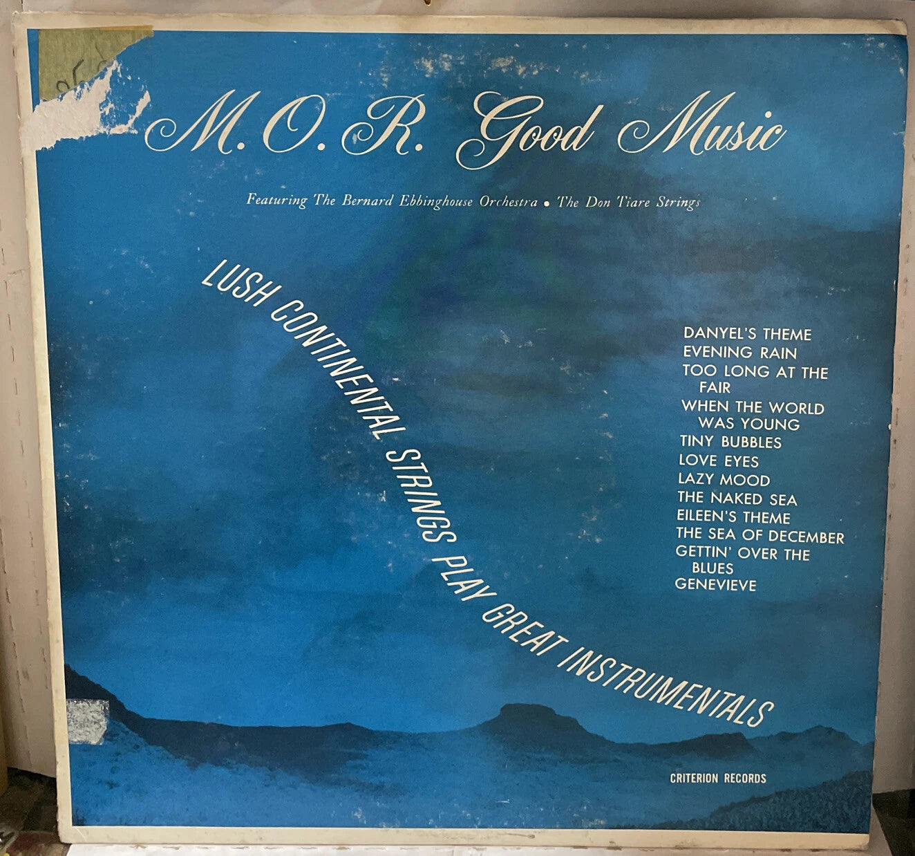 The Bernard Ebbinghouse Orchestra The Don Tiare Strings Record