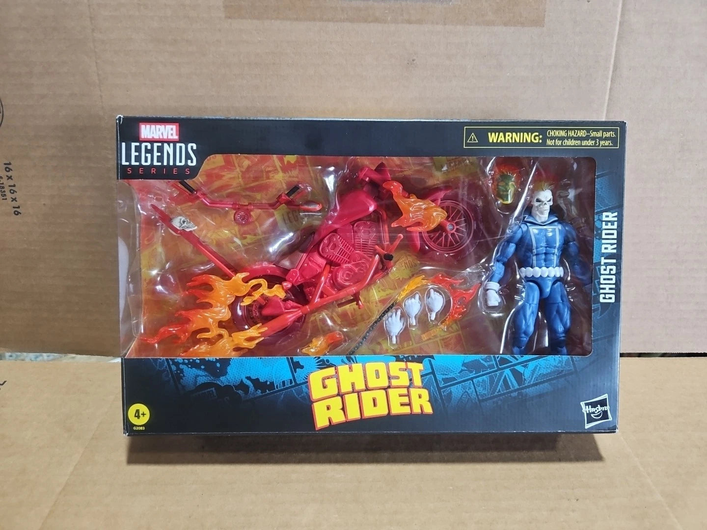Ghost Rider Marvel Legends Series Johnny Blaze Action Figure W Motorcycle Sealed