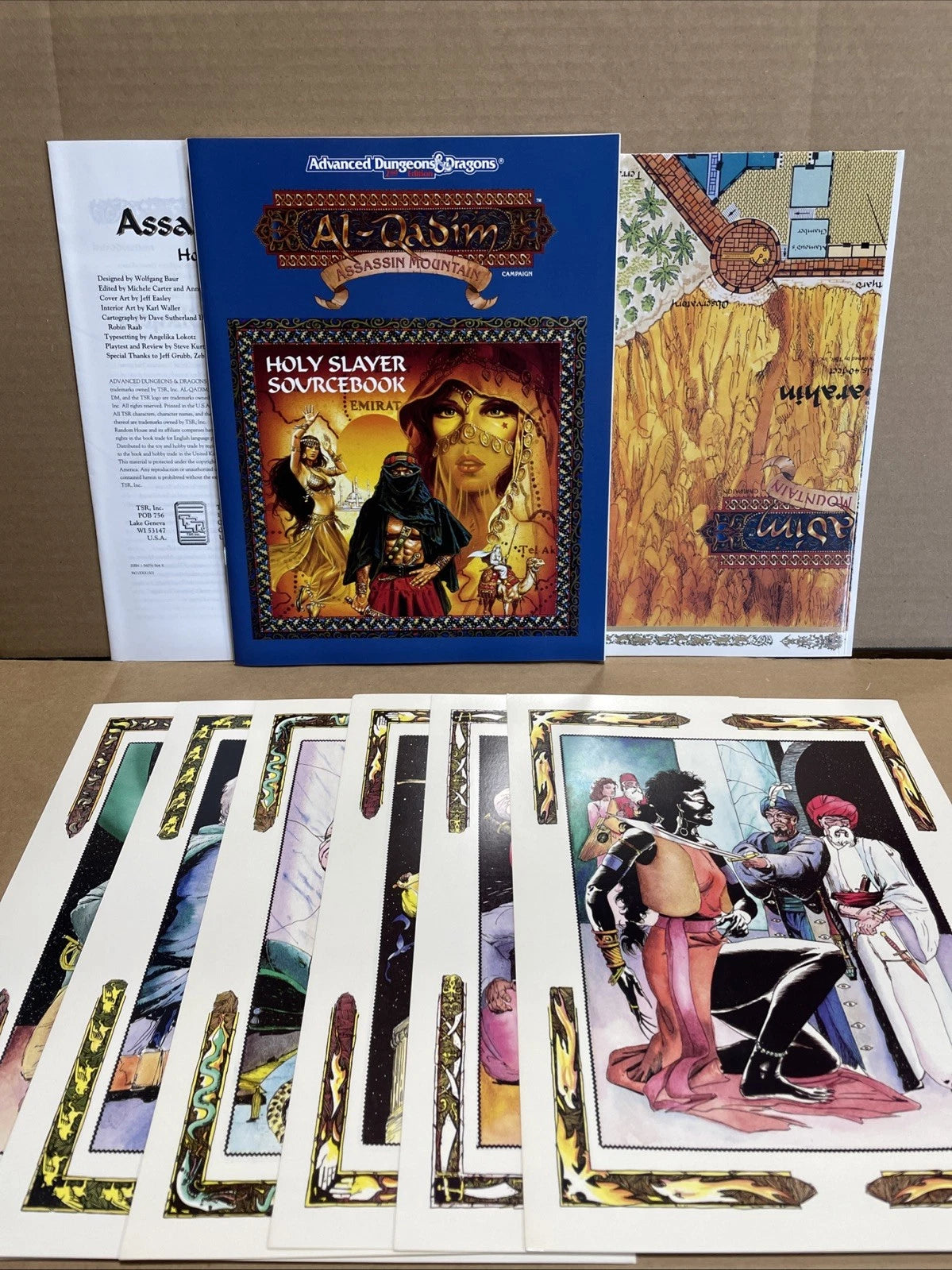 Dungeons & Dragons Al-Qadim Assassin Mountain Box Set ALQ2 TSR9431 2nd Edition
