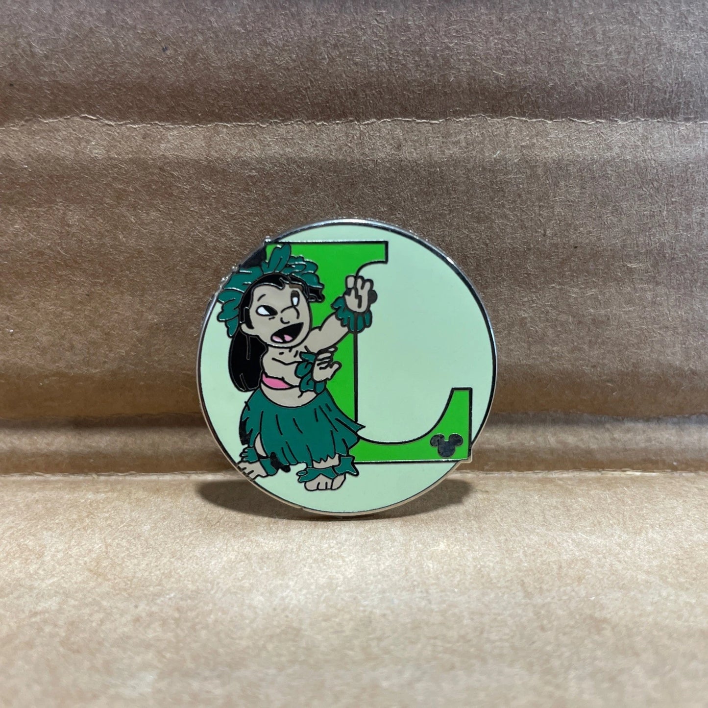 Disney 2009 Hidden Mickey 12 Of 26 Alphabet Series L Lilo & Stitch L Pin