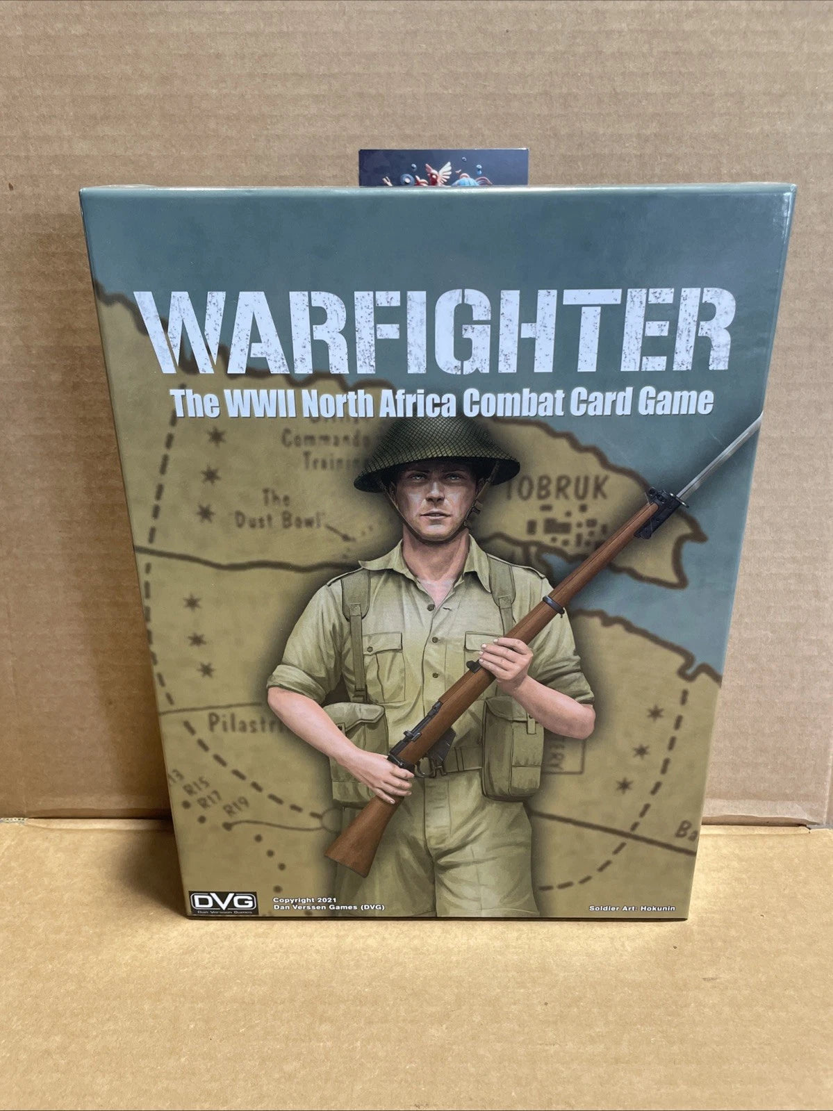 DVG Warfighter The WWII North Africa Combat Card Game Complete