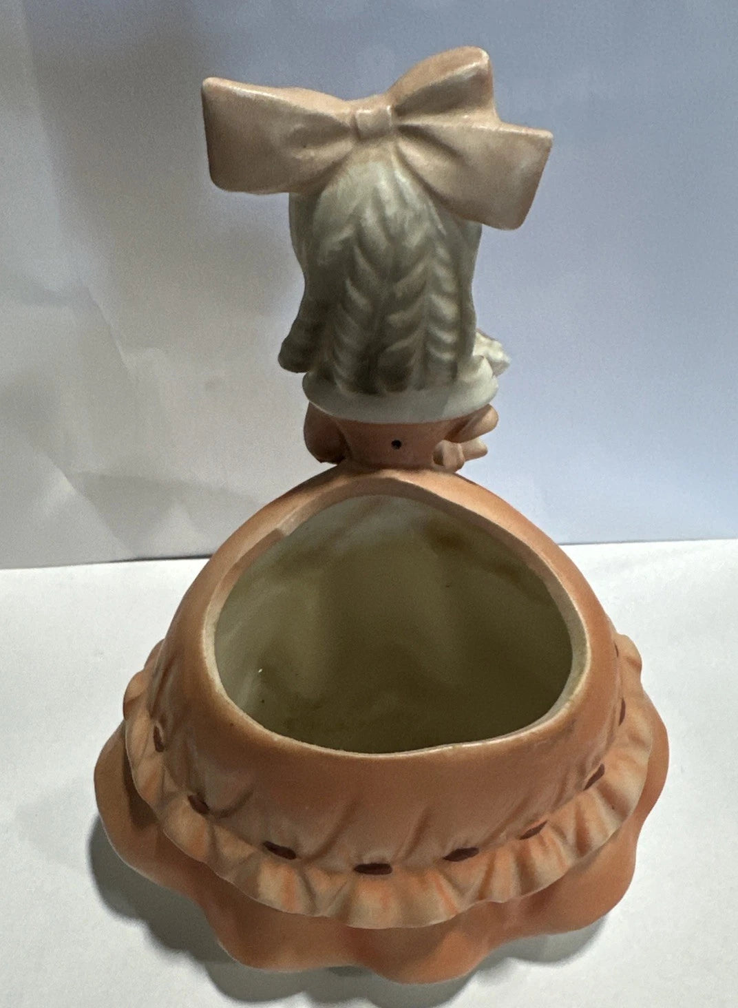 Vintage Napco Southern Belle Planter Pink Peach 1950s V25