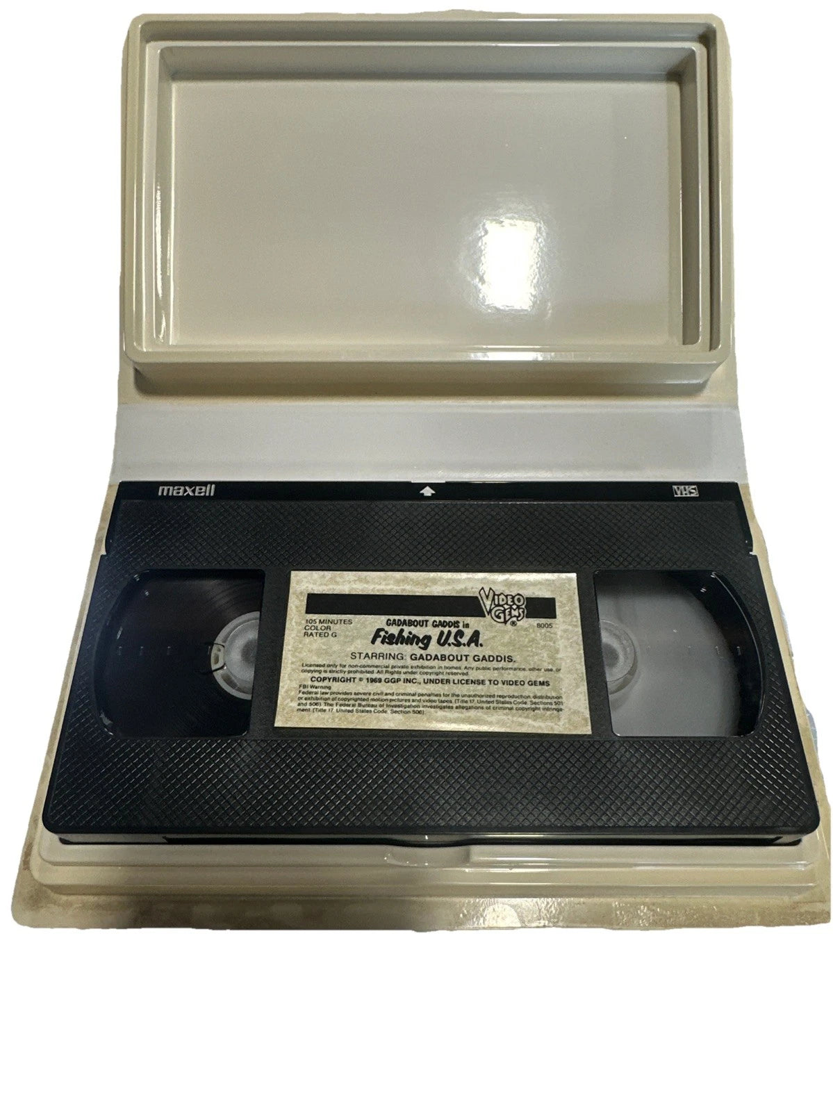 Fishing U.S.A. starring Gadabout Gaddis Video Rare Vhs