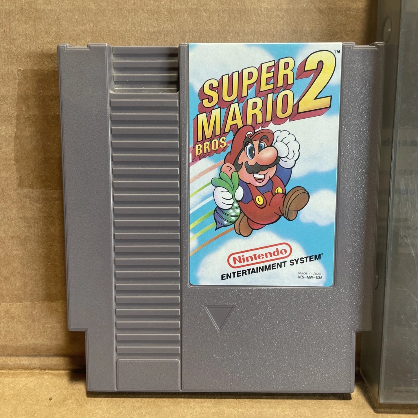 Nintendo Super Mario Bros. 2 Nintendo NES Game Cartridge Tested With Case