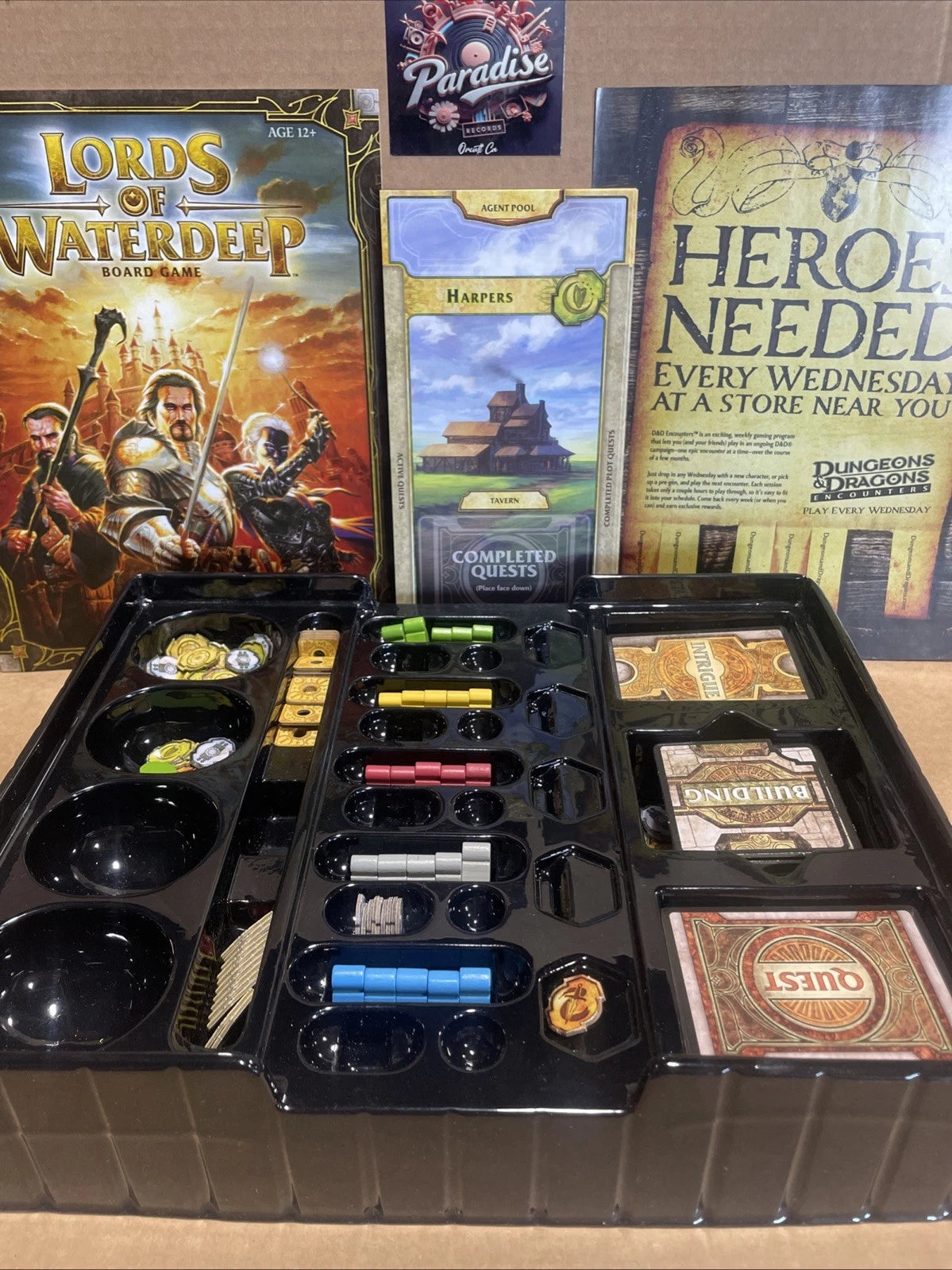 Lords of Waterdeep Board Game + Scoundrels Of Skullport Expansion