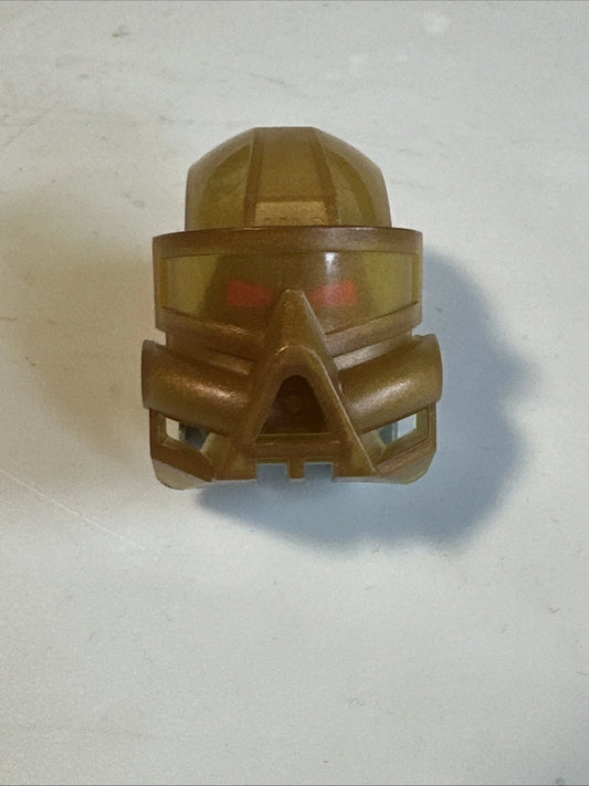 LEGO Bionicle Kaukau trans Pearl Gold Rare Mask