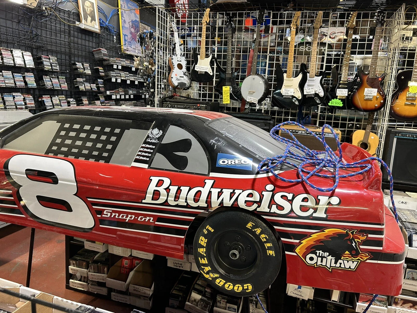 Dale Earnhardt JR Collectible Car MONTE CARLO COLLECTOR 89in x 32in