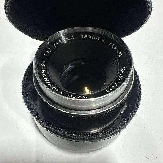 Yashica Auto Yashinon DX 50mm F1.7 Objektiv M42 Vintage Kamera