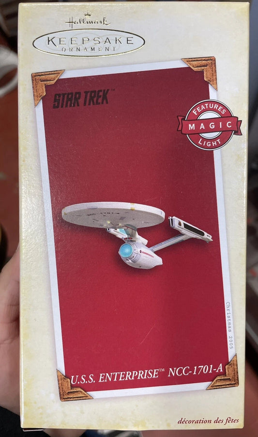 Hallmark Keepsake Ornament U.S.S. Enterprise NCC-1701-A New Free Shipping