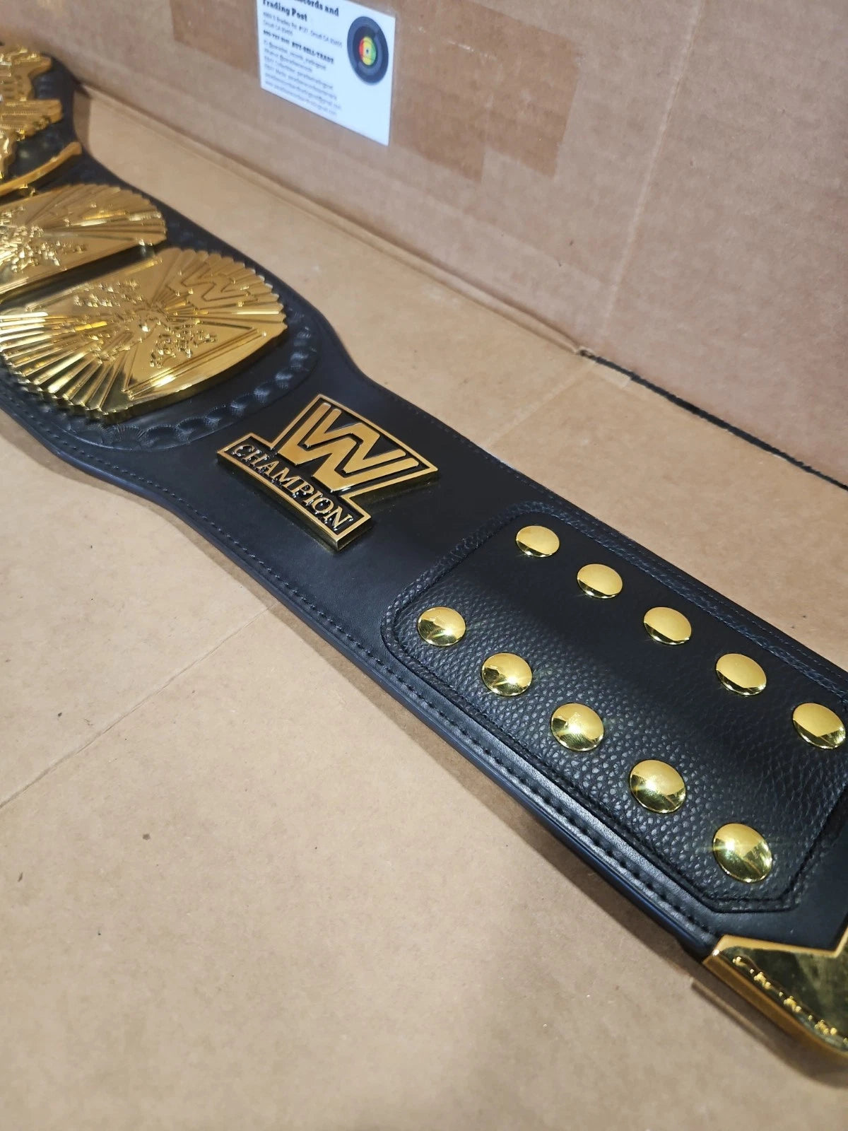 WWE Shop Winged Eagle Championship Dual Plated Replica Belt Authentic With Bag