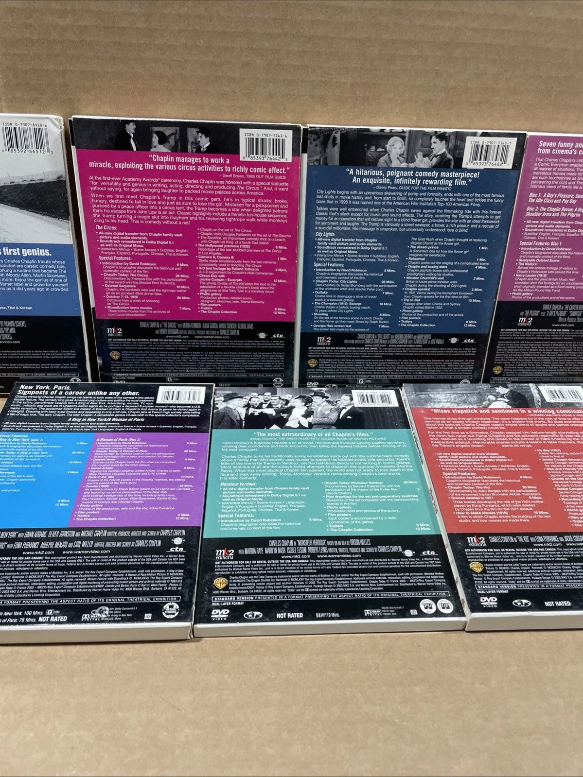 The Chaplin Collection: Volume 2 (DVD, 2004, 12-Disc Set)