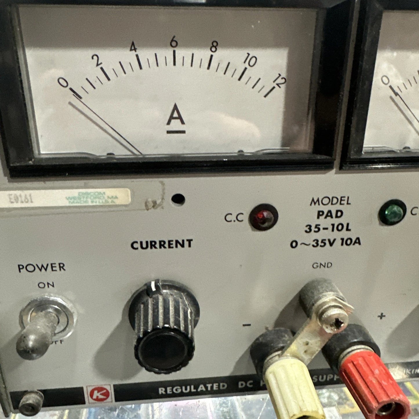 KIKUSUI Electronics PAD 35-20L 0-35V 20A Regulated DC Power Supply Untested