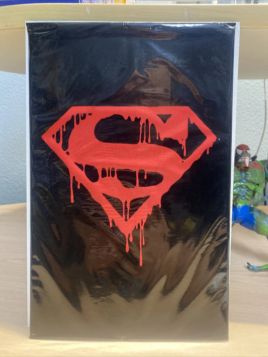 Vtg 1992 DC Comics Superman Memorial #75 Fold Out Splash Back Cover