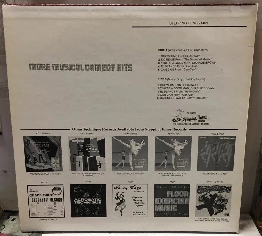 Al Gilbert Presents More Musical Comedy Hits Record S.T.No.401