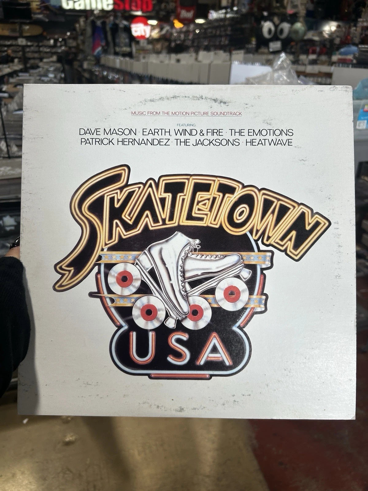 SKATETOWN USA OST SOUNDTRACK~'79 WHITE LABEL PROMO LP~DAVE MASON~JACKSONS