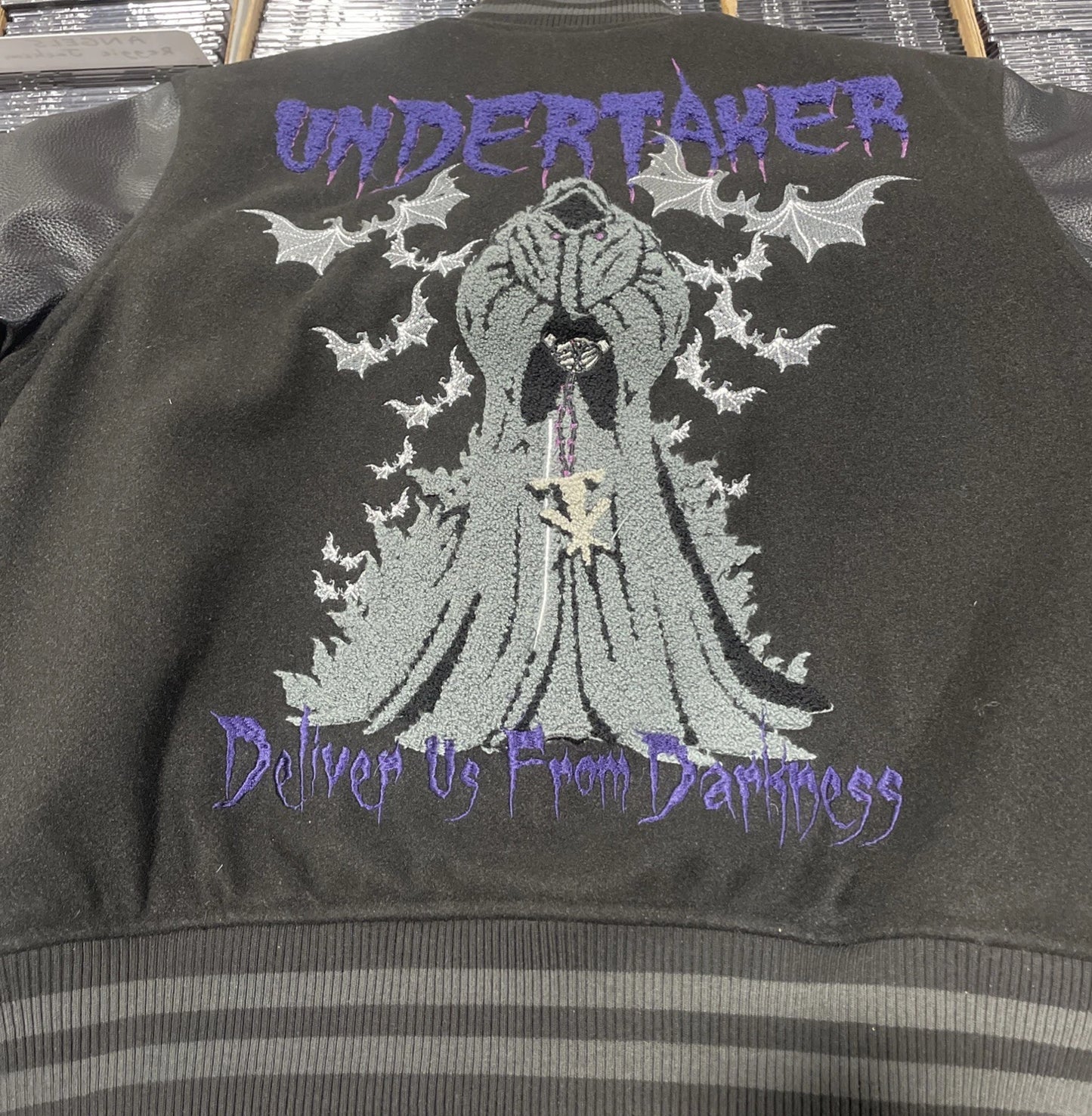 Undertaker Varsity Letterman Jacket Men’s Size Small WWE x SP