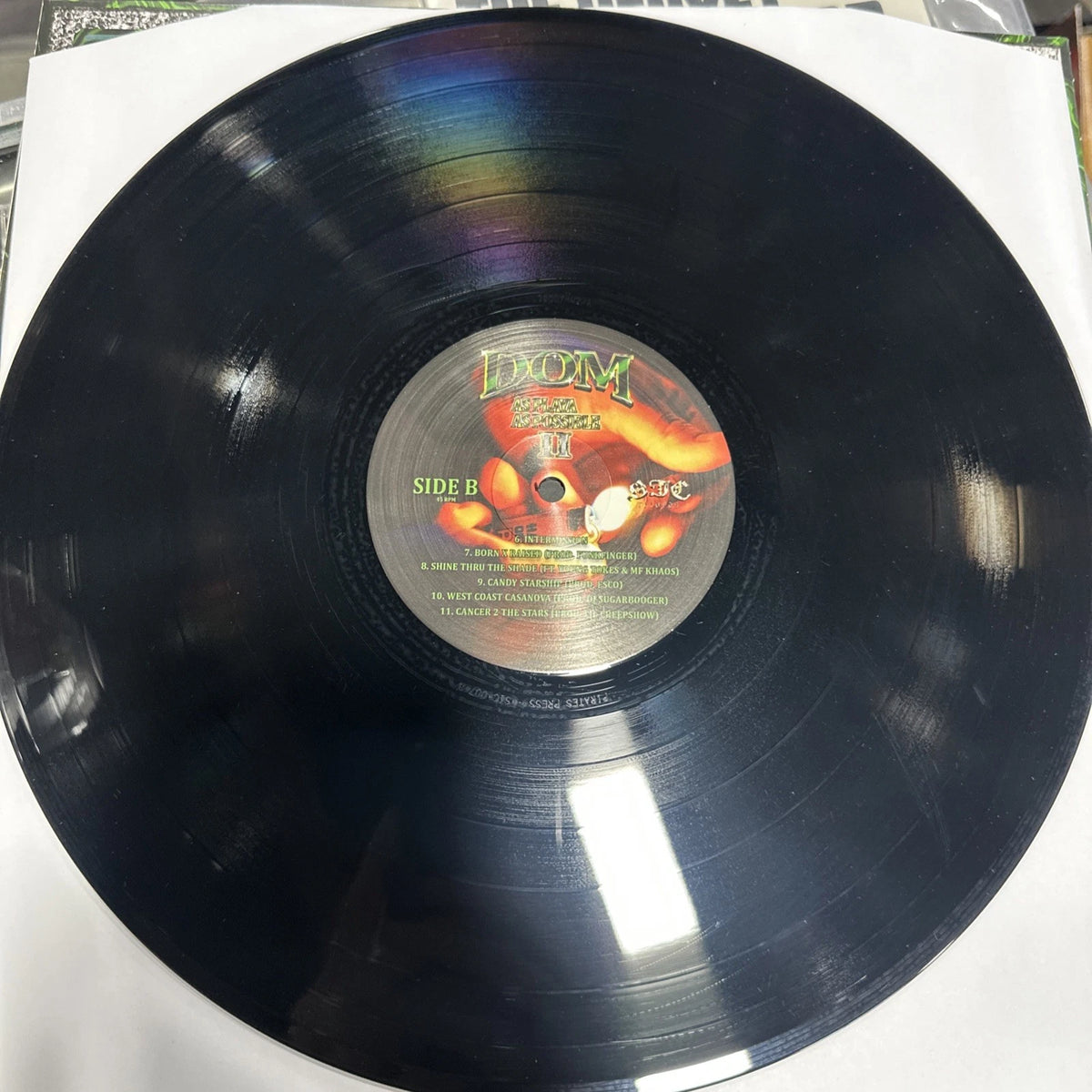 DOM - As Playa As Possible 2 - Vinyl Record (LP) - VG+/M Signed