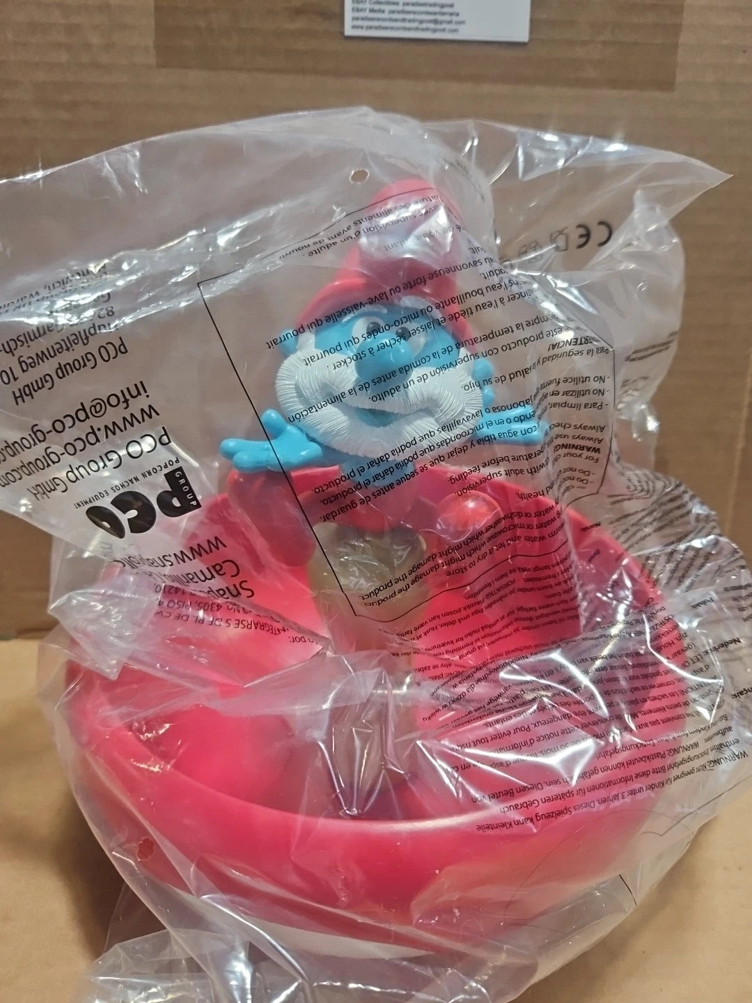 Smurfs Movie Papa Smurf Popcorn Bucket Brand New Sealed 2025 Regal Exclusive